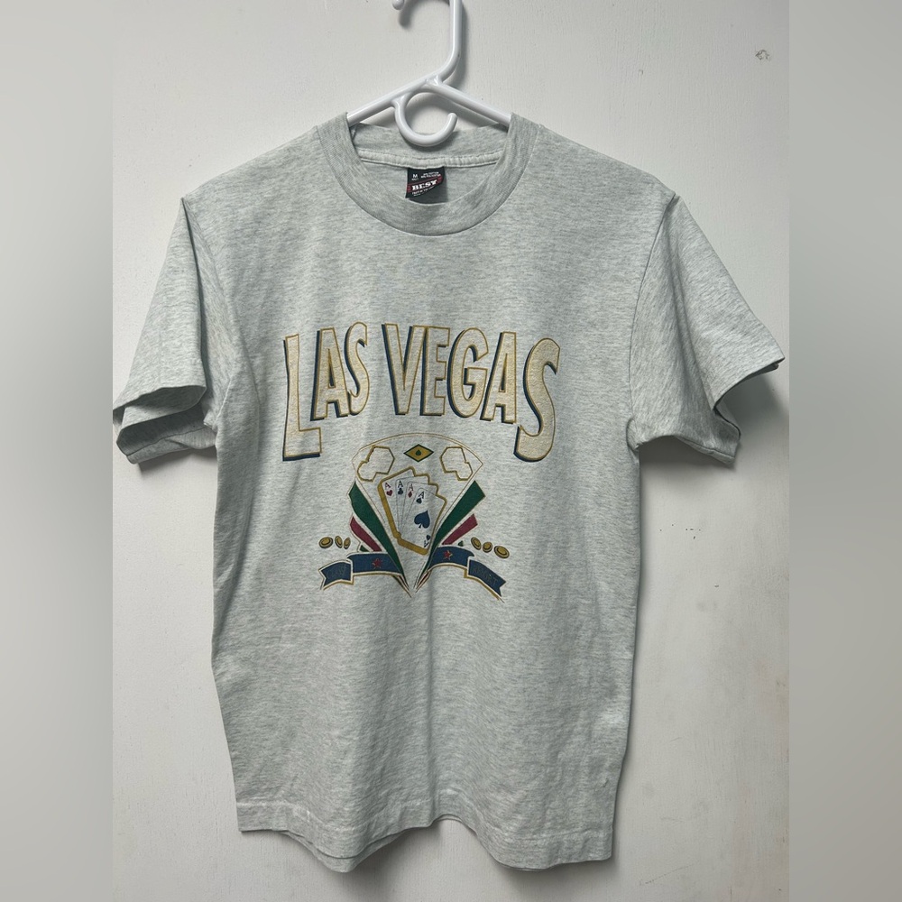 Vtg Las Vegas T Shirt Classic Resort Best Fruit Of The Loom Single Stitch Sz M